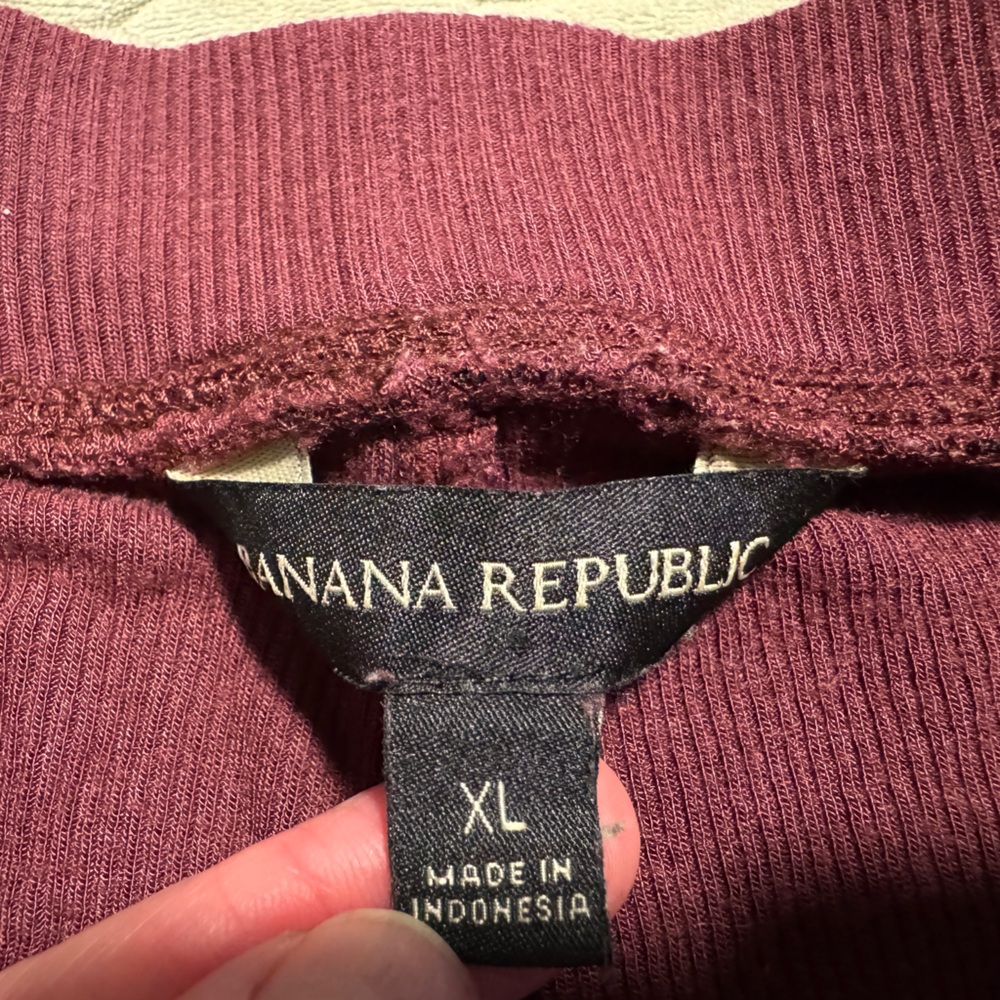 Banana Republic Maroon Pajama Set - Picture 6 of 8